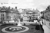 carte postale de Bruxelles Place des Martyrs