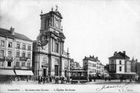 carte postale ancienne de Saint-Josse L'église St-Josse