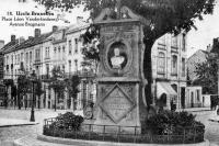 carte postale ancienne de Uccle Place Léon Vanderkindere - Avenue Brugmann