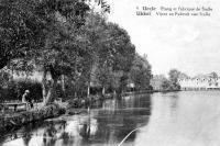 carte postale ancienne de Uccle Etang et fabrique de Stalle