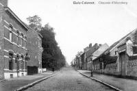 carte postale ancienne de Uccle Calevoet - Chaussée d'Alsemberg