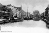 carte postale de Bruxelles Quai aux Pierres de Taille