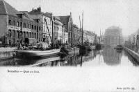 carte postale de Bruxelles Quai au Foin