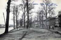 carte postale de Bruxelles L'allée verte et l'ancien canal