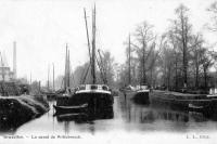 postkaart van Brussel Le canal de Willebroeck