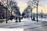 carte postale de Bruxelles Boulevard Botanique