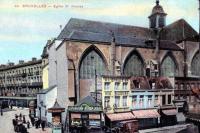 carte postale de Bruxelles Eglise St Nicolas