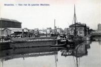 carte postale de Bruxelles Une vue du quartier Maritime