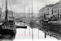 carte postale de Bruxelles Quai au bois à Brûler