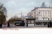 postkaart van Brussel Porte de Louvain