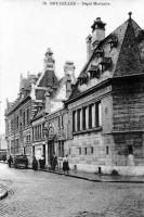 carte postale de Bruxelles Dépôt mortuaire rue Saint-André (actuellement maison des enfants les moussaillons)