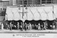 carte postale de Bruxelles Café-Restaurant Les Augustins - 2 Boulevard Anspach