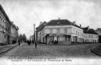 postkaart van Oudergem Les chaussées de Tervueren et de Wavre postkaart van Oudergem Les chaussées de Tervueren et de Wavre
