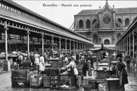 postkaart van Brussel Brussel - Vismarkt postkaart van Brussel Brussel - Vismarkt