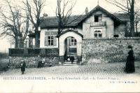 Carte postale ancienne de Schaerbeek - Le Vieux Schaerbeek - Café Au CHALET SUISSE