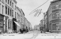 carte postale ancienne de Wavre Rue Haute