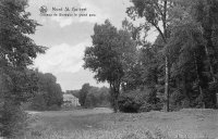 carte postale ancienne de Mont-St-Guibert Château de Bierbais - Le Grand Parc