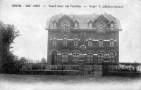carte postale ancienne de Genval Grand Hôtel des Familles - Propr. P. Libouton-Denayer