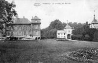 carte postale ancienne de Wisbecq Le château vu de côté