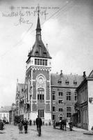 carte postale ancienne de Nivelles Palais de justice