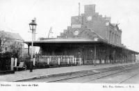 carte postale ancienne de Nivelles La Gare de l'Est