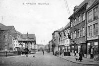 carte postale ancienne de Nivelles Grand Place