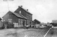 carte postale ancienne de Céroux-Mousty La Gare