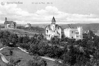 carte postale ancienne de Genval Un coin du parc