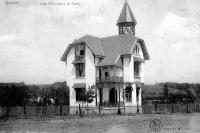 carte postale ancienne de Genval Une villa dans le parc