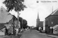 carte postale ancienne de Chaumont-Gistoux Grand'Rue