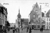 carte postale ancienne de Nivelles Palais de justice