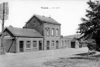 carte postale ancienne de Virginal La Gare