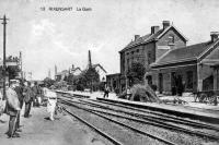 carte postale ancienne de Rixensart La Gare