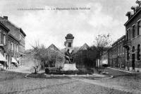 postkaart van Court-Saint-Etienne Le Monument Emile Henricot