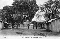 carte postale ancienne de Bas-Congo Rue principale de Kalamu