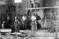 postkaart van Stanleyville Ecole des frères Maristes - Atelier du fer - Forge