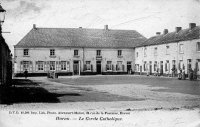 carte postale ancienne de Hornu Le Cercle Catholique