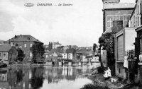 carte postale ancienne de Charleroi La Sambre