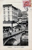 carte postale ancienne de Charleroi Pont de la Sambre