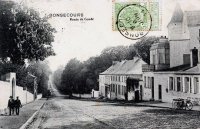 carte postale ancienne de Bonsecours Route de CondÃ©