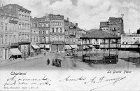carte postale ancienne de Charleroi La Grand'Place