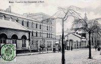 carte postale ancienne de Mons Caserne des chasseurs à pied