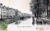 carte postale ancienne de Tournai Quai aux poissons