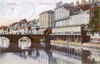 carte postale ancienne de Charleroi Pont de Sambre