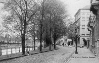 carte postale ancienne de Charleroi Quai de Brabant