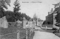 carte postale ancienne de Gerpinnes Château de Bruges