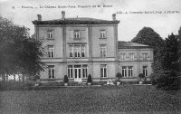 carte postale ancienne de Fleurus Le Château Sainte-Anne, propriété de M. Bivort