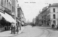 carte postale ancienne de Tournai Rue Royale