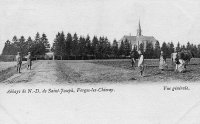 carte postale ancienne de Forges-lez-Chimay Abbaye de N-D. de Saint-Joseph, vue générale