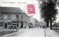 carte postale ancienne de Herseaux Douane Belge